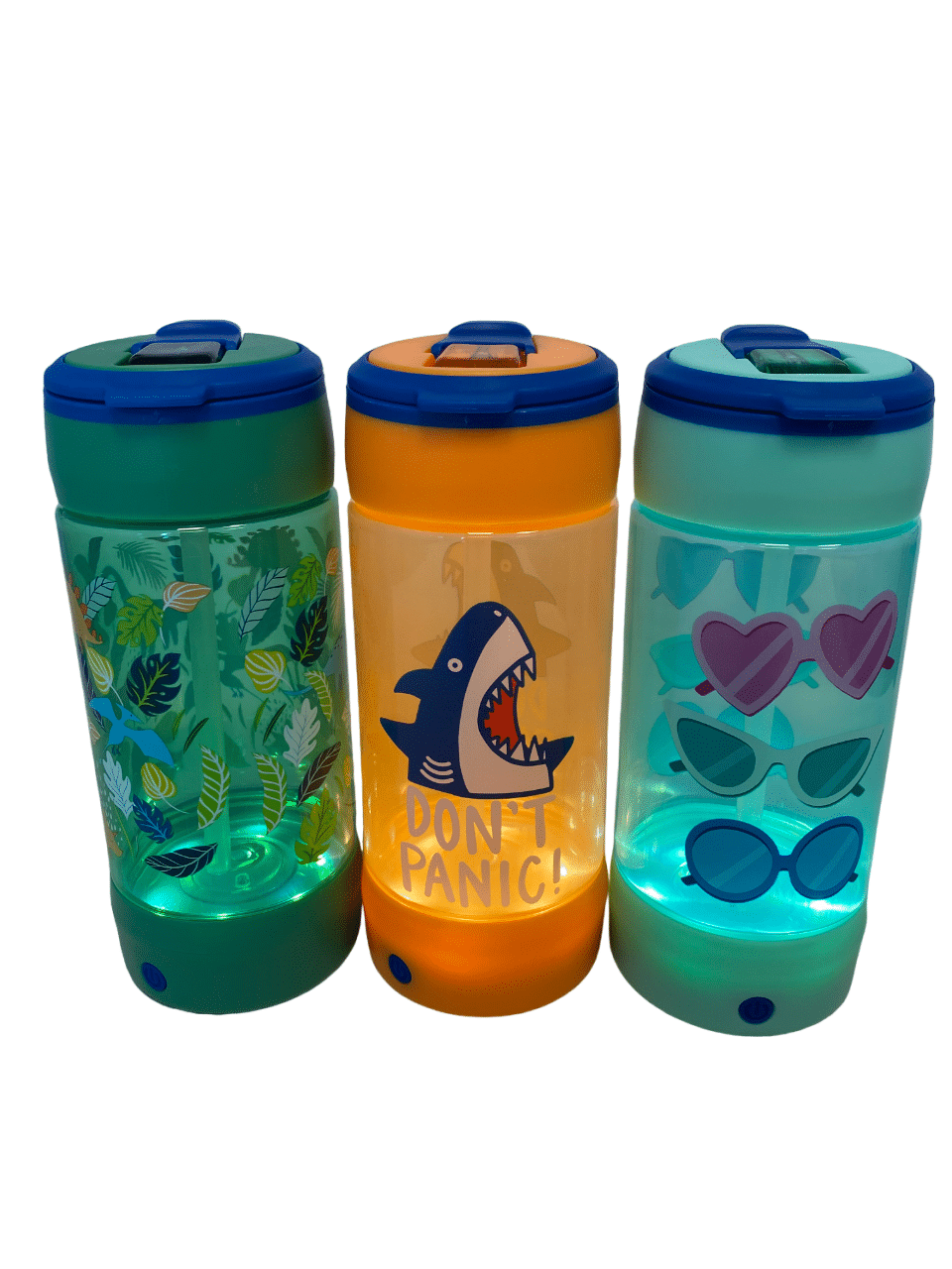 Botellas de agua para niños con luces led incorporadas COOL GEAR 470 ml