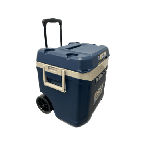 Nevera portátil con ruedas IGLOO Maxcold Latitude Roller 62 de 60 litros de color azul