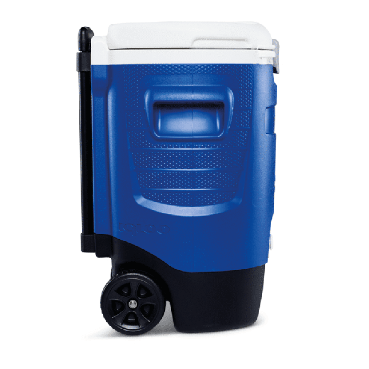 Termo dispensador de agua IGLOO SPORT ROLLER 19 litros color azul lateral