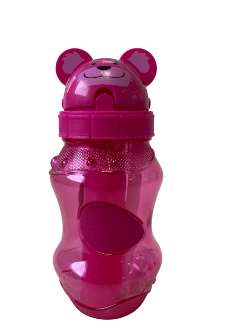 botella infantil COOL GEAR forma de oso color rosa